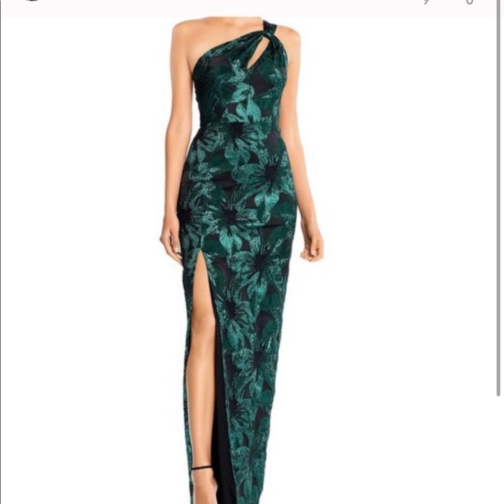 Green Aidan Mattox Gown
